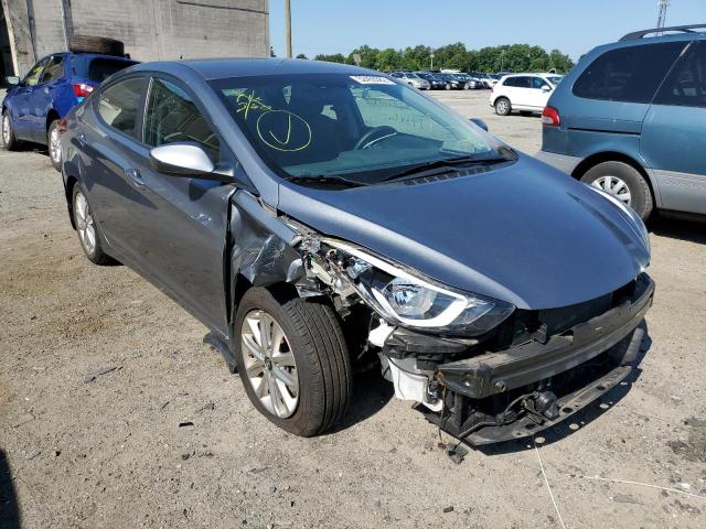 HYUNDAI ELANTRA 2016 with VIN KMHDH4AE8GU586344 - Photo from auction