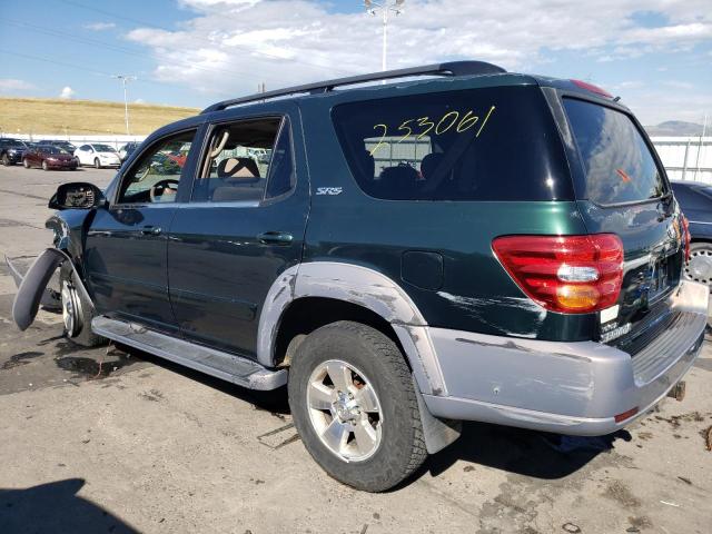Photo 3 from auction – 2001 TOYOTA SEQUOIA SR with VIN 5TDBT44A11S013736