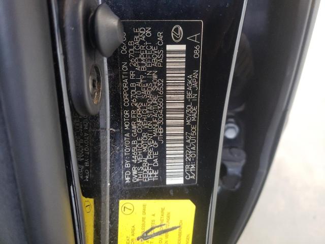 Photo 10 from auction – 2003 LEXUS ES 300 with VIN JTHBF30G436016532