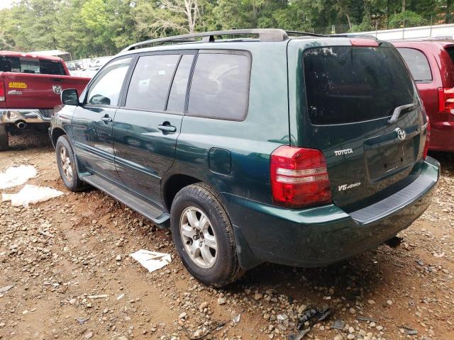 Photo 3 from auction – 2002 TOYOTA HIGHLANDER with VIN JTEHF21A720074034