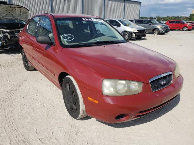 HYUNDAI ELANTRA GL 2002 with VIN KMHDN45D12U458028 - Photo from auction
