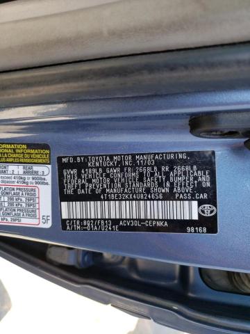 Photo 10 from auction – 2004 TOYOTA CAMRY LE with VIN 4T1BE32KX4U824656