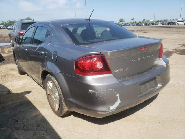 Photo 3 from auction – 2012 DODGE AVENGER SE with VIN 1C3CDZAB6CN215044