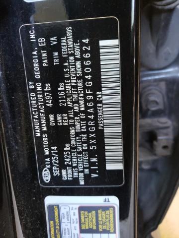 Photo 10 from auction – 2015 KIA OPTIMA SX with VIN 5XXGR4A69FG406624