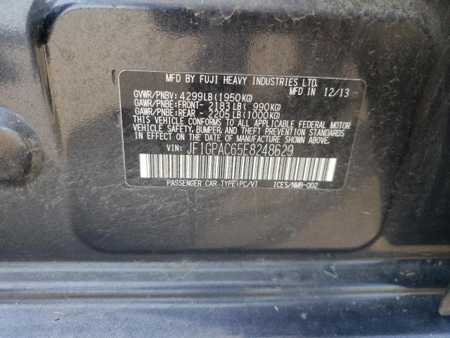 Photo 10 from auction – 2014 SUBARU IMPREZA PR with VIN JF1GPAC65E8248629