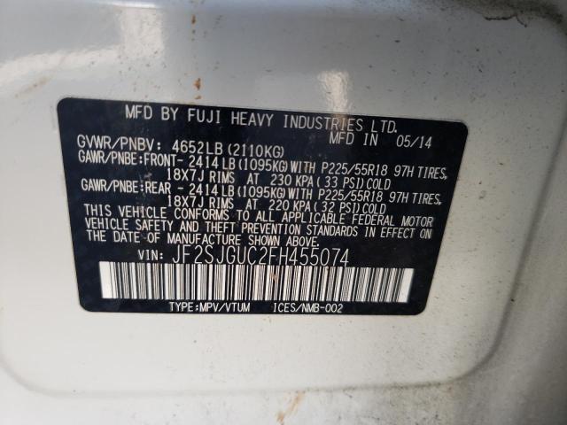 Photo 10 from auction – 2015 SUBARU FORESTER 2 with VIN JF2SJGUC2FH455074