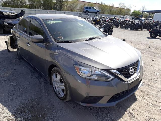 NISSAN SENTRA S 2016 with VIN 3N1AB7APXGL637027 - Photo from auction