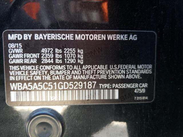 Foto 10 de la subasta – 2016 BMW 528 I con VIN WBA5A5C51GD529187