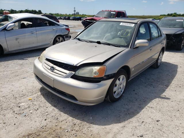 Photo 2 from auction – 2001 HONDA CIVIC EX with VIN 2HGES26791H551297