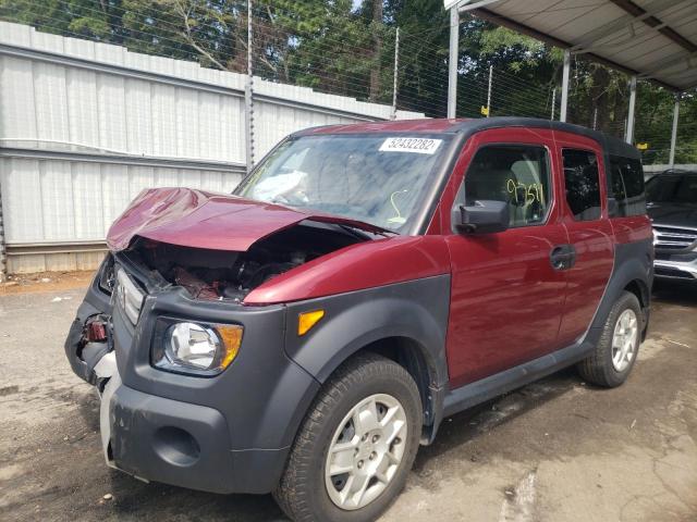 Photo 2 from auction – 2007 HONDA ELEMENT LX with VIN 5J6YH18387L006955