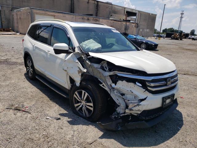 HONDA PILOT EXL 2016 with VIN 5FNYF5H66GB025505 - Photo from auction