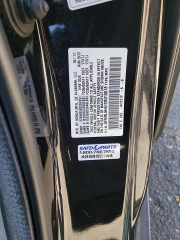Photo 10 from auction – 2012 HONDA ODYSSEY EX with VIN 5FNRL5H61CB015018