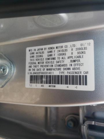 Photo 10 from auction – 2012 ACURA TSX TECH with VIN JH4CU2F66CC014611