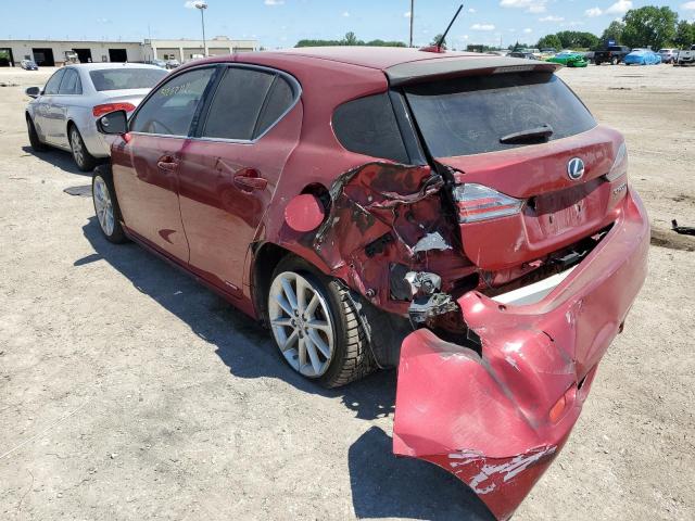 Photo 3 from auction – 2012 LEXUS CT 200 with VIN JTHKD5BH0C2057755