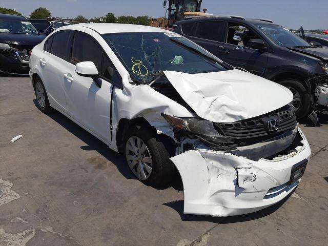 HONDA CIVIC LX 2012 with VIN 2HGFB2F53CH567730 - Photo from auction