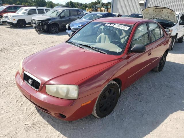 Photo 2 from auction – 2002 HYUNDAI ELANTRA GL with VIN KMHDN45D12U458028