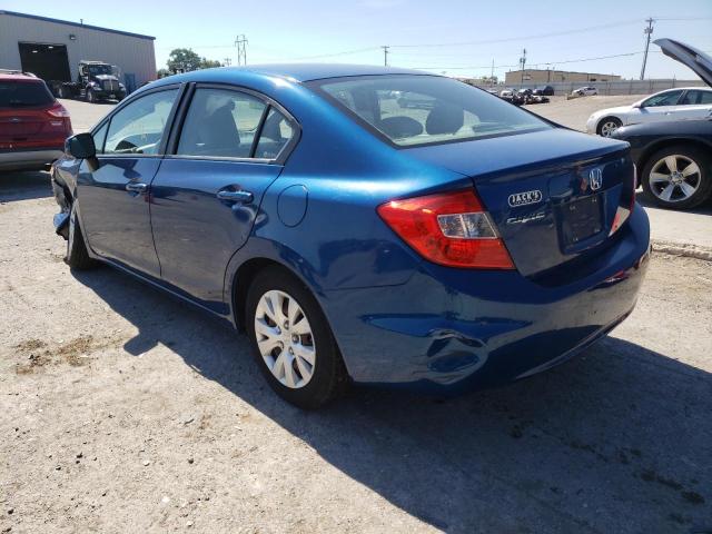 Photo 3 from auction – 2012 HONDA CIVIC LX with VIN 2HGFB2F55CH562125