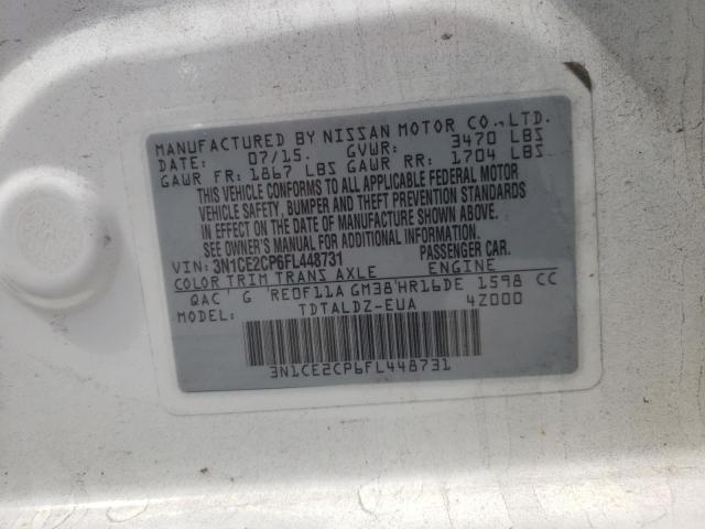 Photo 10 from auction – 2015 NISSAN VERSA NOTE with VIN 3N1CE2CP6FL448731
