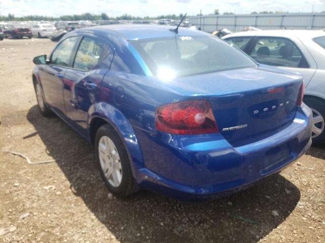Photo 3 from auction – 2013 DODGE AVENGER SE with VIN 1C3CDZAB5DN594040