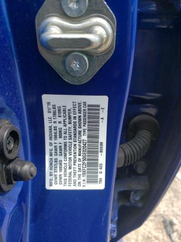 Photo 10 from auction – 2016 HONDA CIVIC LX with VIN 19XFC2F50GE020427