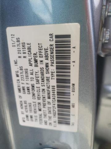 Photo 10 from auction – 2012 HONDA ACCORD LXP with VIN 1HGCP2F47CA084686