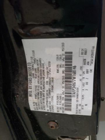 Photo 10 from auction – 2007 FORD FOCUS ZX4 with VIN 1FAFP34N77W168146
