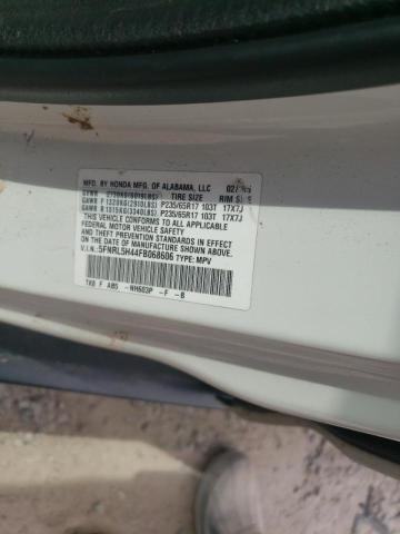 Photo 10 from auction – 2015 HONDA ODYSSEY EX with VIN 5FNRL5H44FB068606
