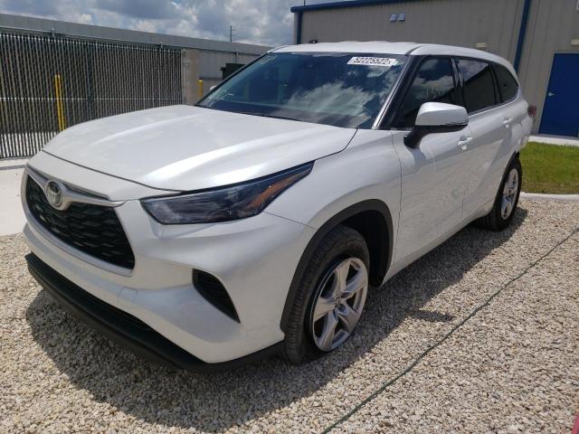 Photo 2 from auction – 2022 TOYOTA HIGHLANDER with VIN 5TDCZRAH2NS100214
