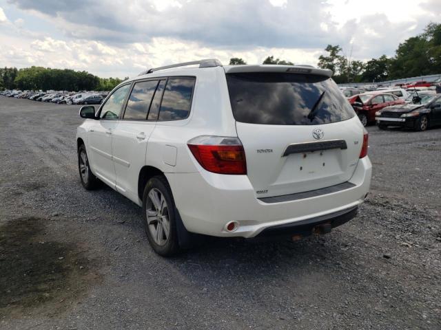 Photo 3 from auction – 2008 TOYOTA HIGHLANDER with VIN JTEES43A282096088