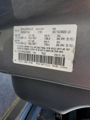 Photo 10 from auction – 2005 DODGE RAM 1500 S with VIN 1D7HU18NX5S263465