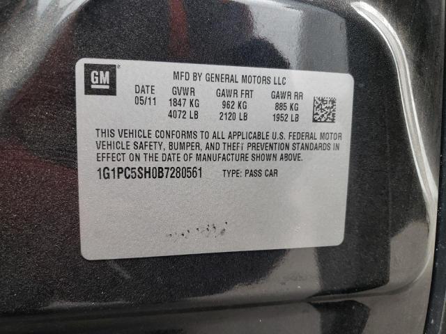 Photo 10 from auction – 2011 CHEVROLET CRUZE LS with VIN 1G1PC5SH0B7280561