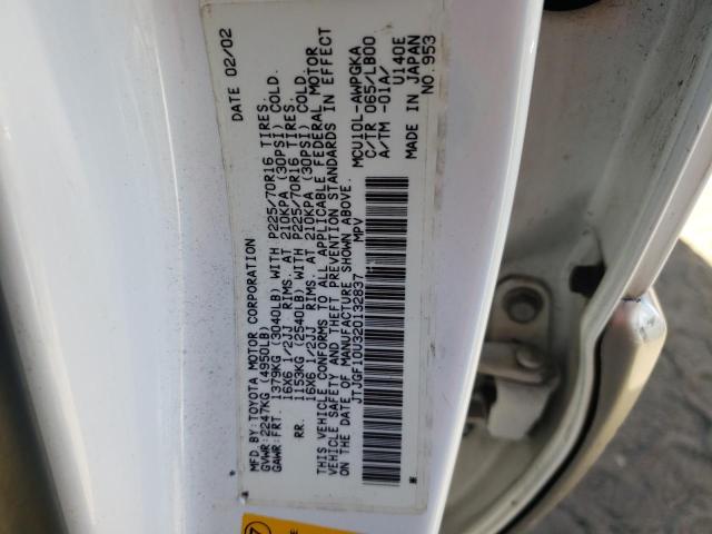 Photo 10 from auction – 2002 LEXUS RX 300 with VIN JTJGF10U320132837