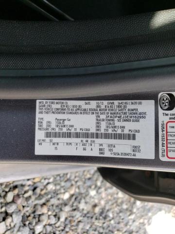 Photo 10 from auction – 2014 FORD FIESTA SE with VIN 3FADP4EJ3EM162950