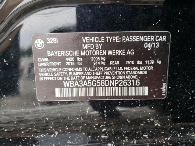 Foto 10 de la subasta – 2013 BMW 328 I con VIN WBA3A5G58DNP26316