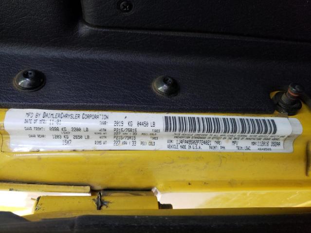 Photo 10 from auction – 2002 JEEP WRANGLER / with VIN 1J4FA49S02P724021