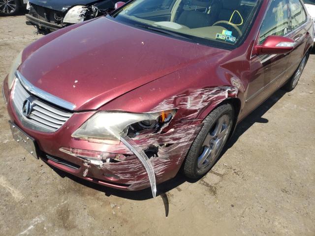 Photo 9 from auction – 2005 ACURA RL with VIN JH4KB16505C015727