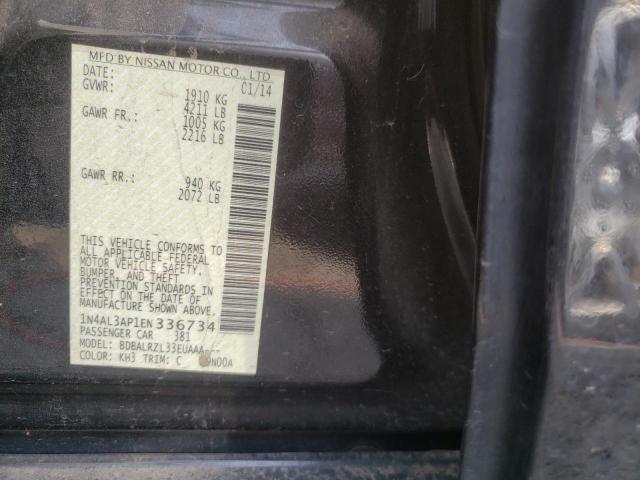 Photo 10 from auction – 2014 NISSAN ALTIMA 2.5 with VIN 1N4AL3AP1EN336734