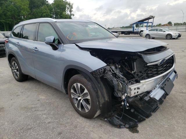 TOYOTA HIGHLANDER 2021 with VIN 5TDGZRAH9MS073156 - Photo from auction