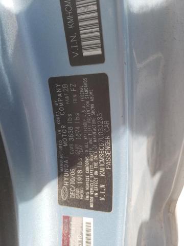 Photo 10 from auction – 2007 HYUNDAI ACCENT GS with VIN KMHCM36C67U033233