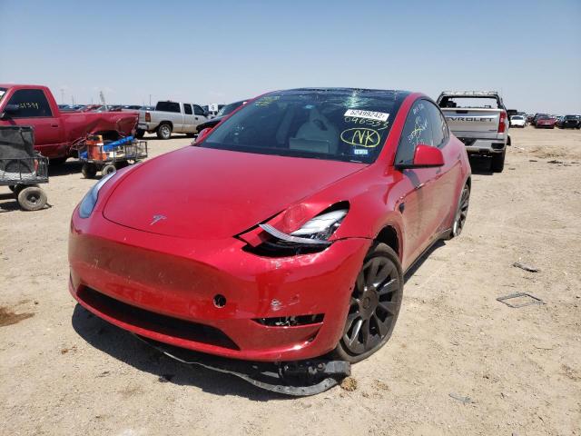 Photo 2 from auction – 2020 TESLA MODEL Y with VIN 5YJYGDEEXLF046533