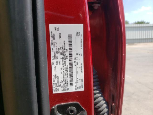 Photo 10 from auction – 2019 FORD F150 SUPER with VIN 1FTEW1C50KKD71054