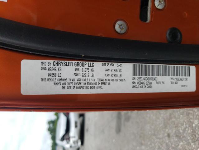 Photo 10 from auction – 2011 DODGE CHALLENGER with VIN 2B3CJ4DG4BH581463