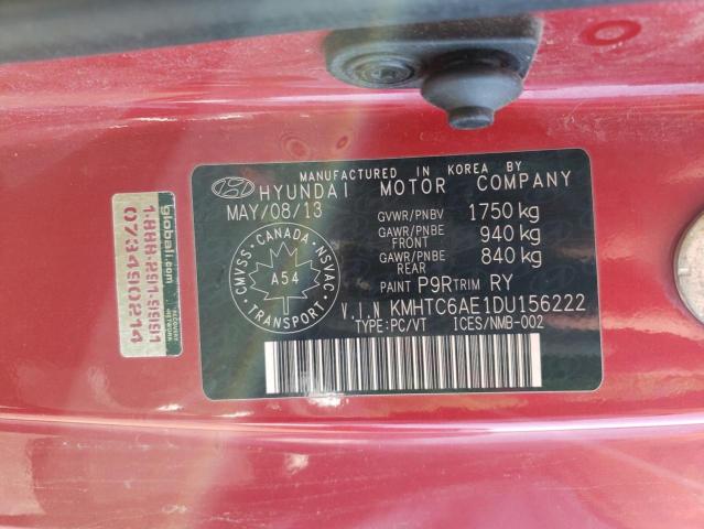 Photo 10 from auction – 2013 HYUNDAI VELOSTER T with VIN KMHTC6AE1DU156222