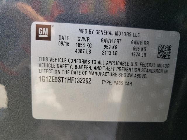 Photo 10 from auction – 2017 CHEVROLET MALIBU LT with VIN 1G1ZE5ST1HF132392