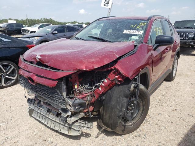 Photo 2 from auction – 2021 TOYOTA RAV4 LE with VIN 2T3H1RFV4MW115077