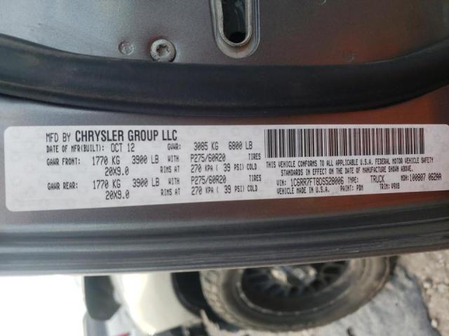 Photo 10 from auction – 2013 RAM 1500 ST with VIN 1C6RR7FT8DS528006