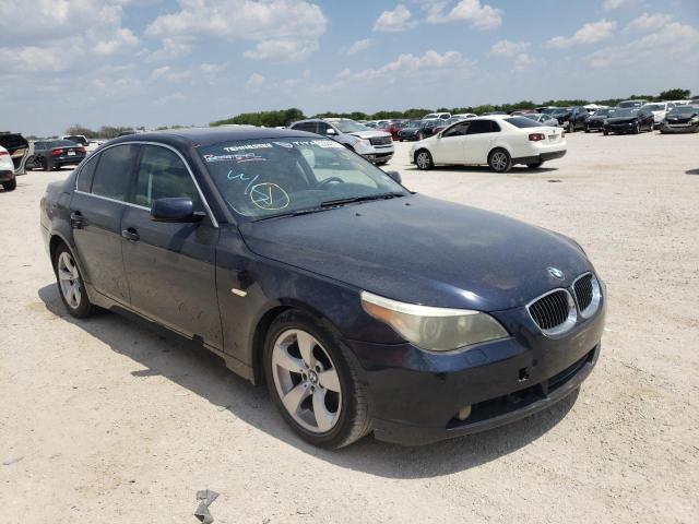 BMW 530 I 2007 with VIN WBANE73587CM46121 - Photo from auction