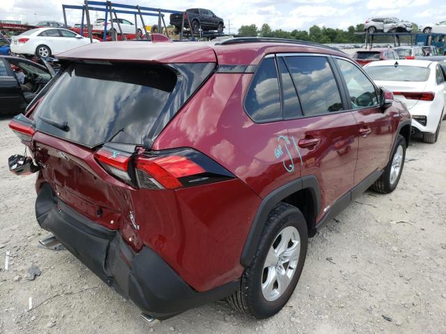Photo 4 from auction – 2020 TOYOTA RAV4 XLE with VIN 4T3R6RFV0LU003753