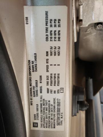 Photo 10 from auction – 2008 HUMMER H3 with VIN 5GTEN13E888186817