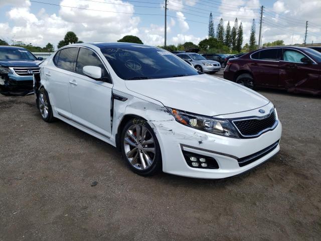 KIA OPTIMA SX 2015 with VIN 5XXGR4A62FG379184 - Photo from auction